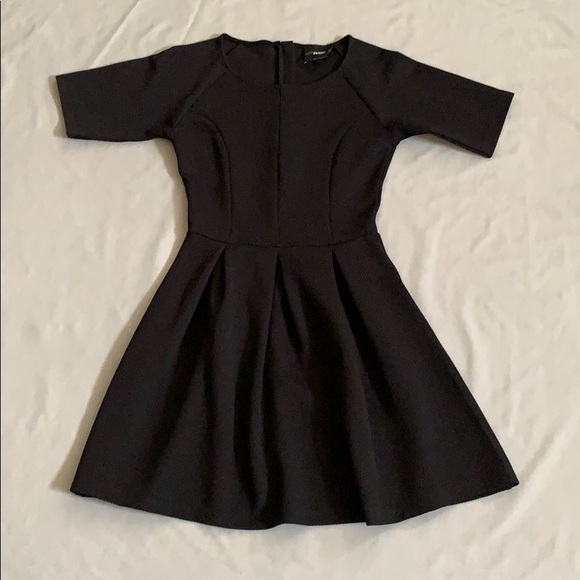 ASOS Petite Dresses & Skirts - Black ASOS Half Sleeve Textured Dress